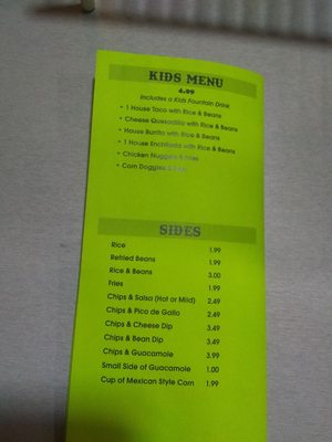 Menu photo 2 Tocayos Portage, IN