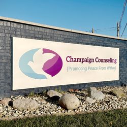 Champaign Counseling - Our sign facing Neil St/Route 45.