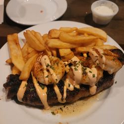 317 The Steak House - Cajun NY Strip and Shrimp Special