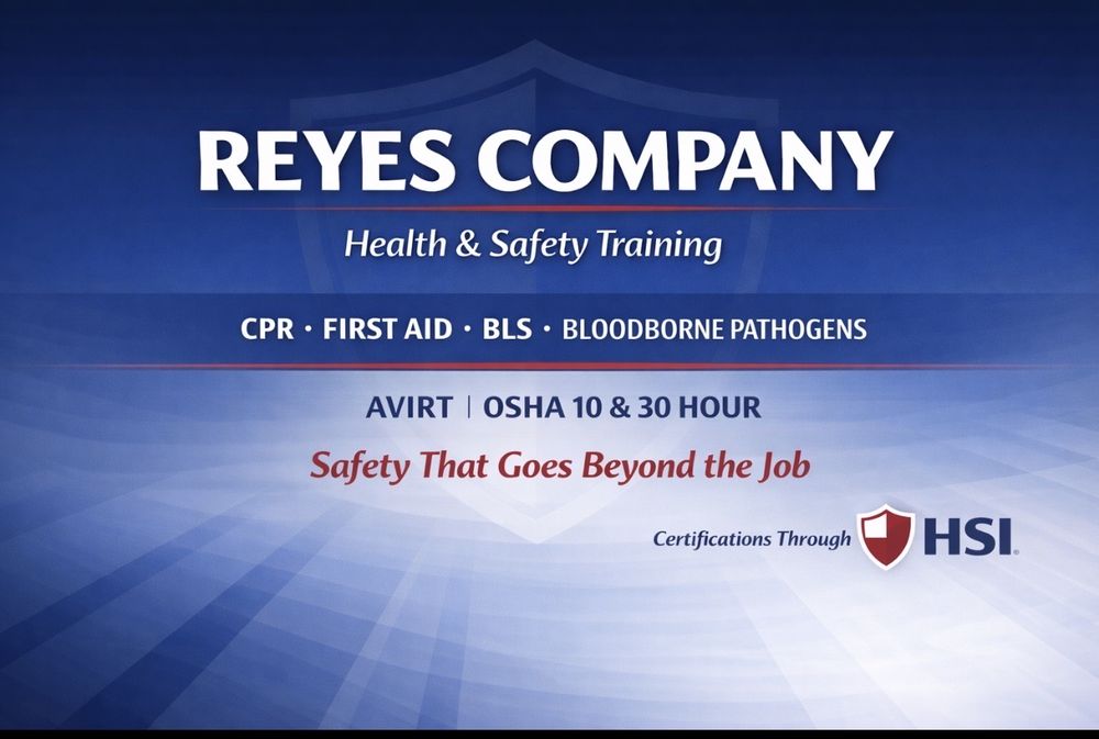 Reyes Company Health And Safety Specialists - safety consultant in Casa Grande, AZ