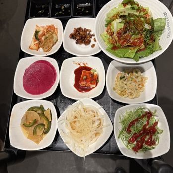 9292 Korean BBQ - banchan - Korean Near Me - Annandale, Virginia