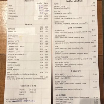 Miracle Belgian Waffle - Desserts Near Me - Coquitlam, British Columbia