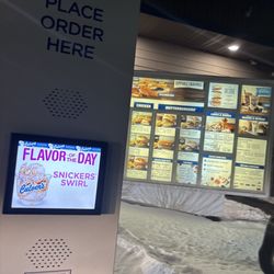 Culver's - One of the best flavors of the day Snickers swirl