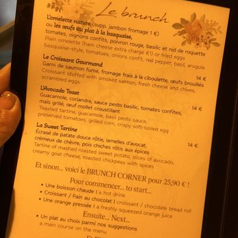 Le Corner Saint Germain - Brunch menu - French Near Me - Paris, 01 Le Corner Saint Germain - Brunch menu - French Near Me - Paris, 01