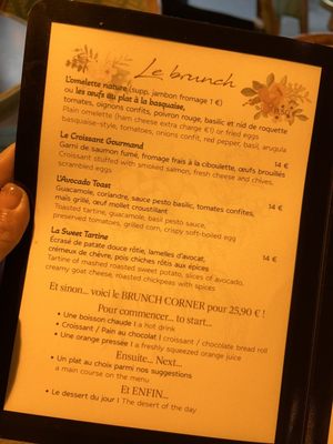 Menu photo 5 Le Corner Saint Germain Paris, 01 Menu photo 5 Le Corner Saint Germain Paris, 01