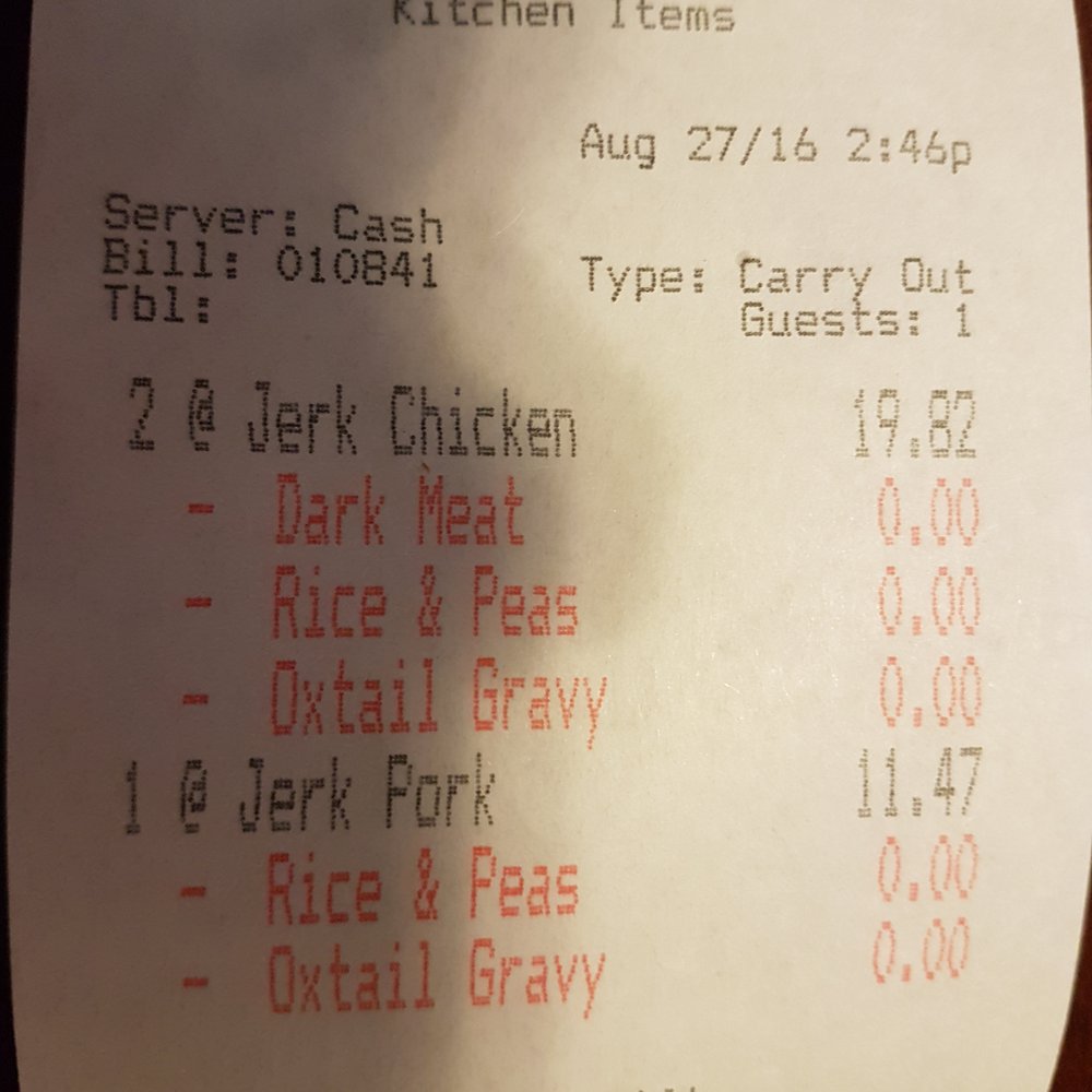 Beryl's Pepper Pot - The bill - Caribbean Near Me - Pickering, Ontario Beryl's Pepper Pot - The bill - Caribbean Near Me - Pickering, Ontario