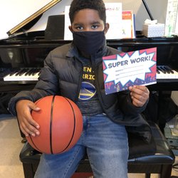 DB Music and Dance - This super achiever worked really hard, and won a basketball so he can play on the court with his grandpa!