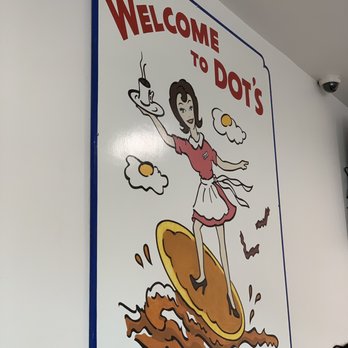Dots Diner - Williams Blvd. - Dot surfing on a pancake in a syrup ocean with Egg clouds and bacon birds.  Pretty rad. - Diners Near Me - Kenner, Louisiana