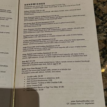 Sasha's On Shaw - menu - New American Near Me - Saint Louis, Missouri Sasha's On Shaw - menu - New American Near Me - Saint Louis, Missouri