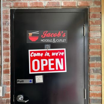 Jacob's Noodle & Cutlet - Entrance - Japanese Near Me - Kamloops, British Columbia Jacob's Noodle & Cutlet - Entrance - Japanese Near Me - Kamloops, British Columbia