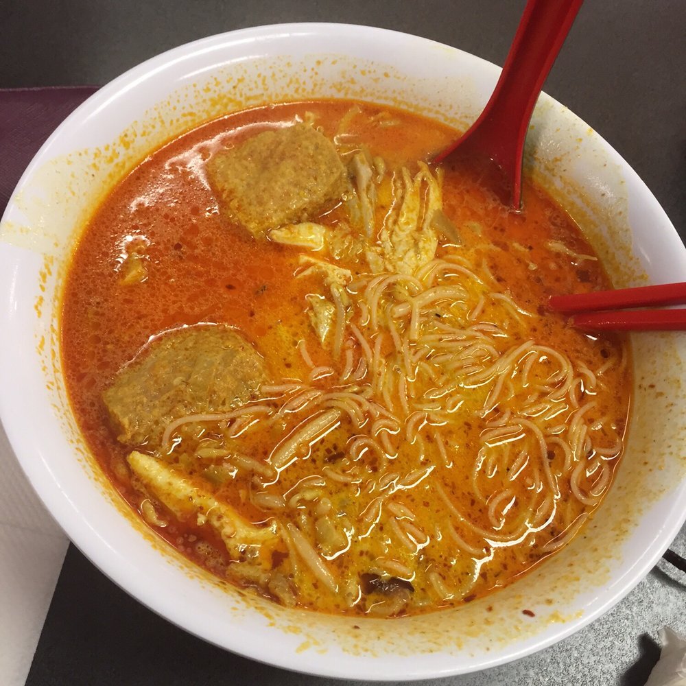 Malay Chinese Takeaway - Chicken Laksa with chili - Malaysian Near Me - Sydney, NSW