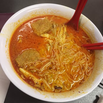 Malay Chinese Takeaway - Chicken Laksa with chili - Malaysian Near Me - Sydney, NSW Malay Chinese Takeaway - Chicken Laksa with chili - Malaysian Near Me - Sydney, NSW