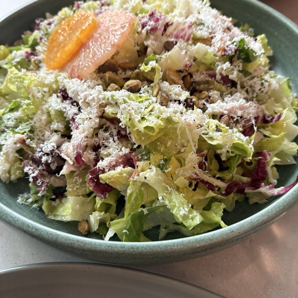 Aiona - Maroulosalata (radicchio, mizithra, pistachio, citrus) - Mediterranean Near Me - Sacramento, California