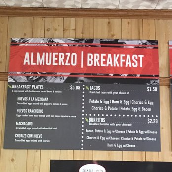 Launica Tortilleria - Menu - Mexican Near Me - Lufkin, Texas