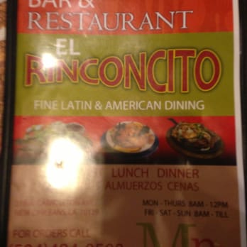 El Rinconcito - Menu p1 - Mexican Near Me - New Orleans, Louisiana El Rinconcito - Menu p1 - Mexican Near Me - New Orleans, Louisiana