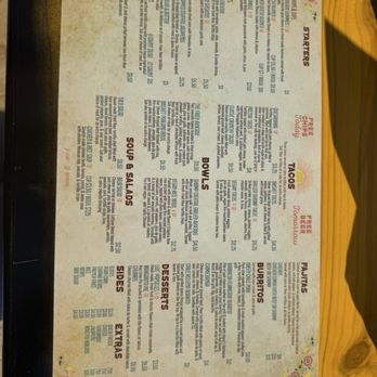 Tacos and Avocados - Menu - Tacos Near Me - Carrollton, Texas
