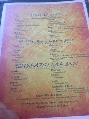 Menu photo 3 Taqueria El Porton Bloomington, IL Menu photo 3 Taqueria El Porton Bloomington, IL