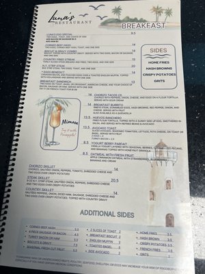 Menu photo 5 Lunas Restaurant Daytona Beach Shores, FL Menu photo 5 Lunas Restaurant Daytona Beach Shores, FL