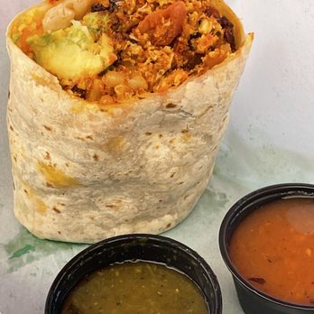 Tootsie's - Breakfast Burrito  with chorizo and avocado - Breakfast & Brunch Near Me - Dunsmuir, California