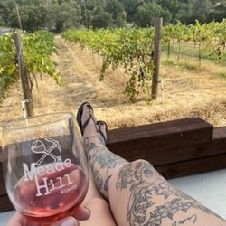 Wild Loon Winery - Rose' on the patio