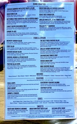 Menu photo 2 Bricktown Brewery Bartlesville, OK
