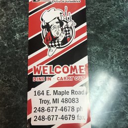 Menu cover