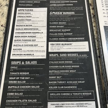 Fast Eddie's - the menu and prices - Sports Bars Near Me - Port Clinton, Ohio