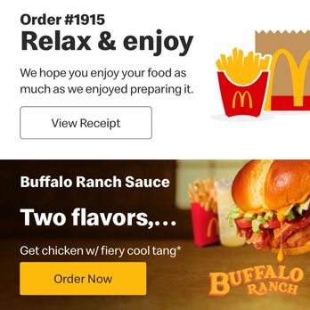 McDonald's - Confirmation of order but never received - Fast Food Near Me - San Jose, California