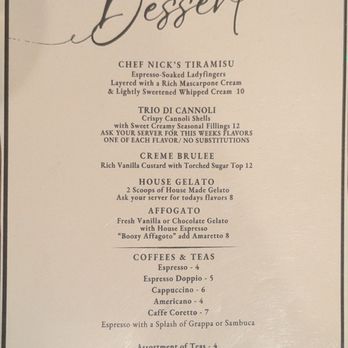 Pazza Notte - Menu: dessert - Pizza Near Me - Sacramento, California Pazza Notte - Menu: dessert - Pizza Near Me - Sacramento, California