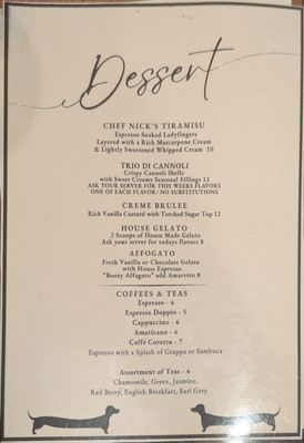 Menu photo 2 Pazza Notte Sacramento, CA Menu photo 2 Pazza Notte Sacramento, CA