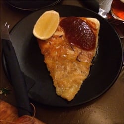 Public Life - Saganaki with fig jam