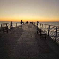 Hermosa Beach Pier - Sunset in November