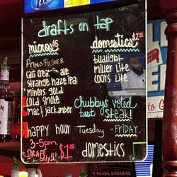Chubby's Bar & Grill - $1 beers?  When's the last time you seen that?!