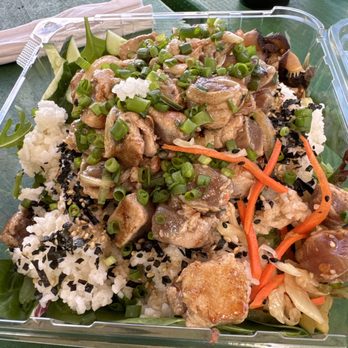 Mark's Place - Ahi Poke Bowl Salad!! - Hawaiian Near Me - Lihue, Hawaii Mark's Place - Ahi Poke Bowl Salad!! - Hawaiian Near Me - Lihue, Hawaii