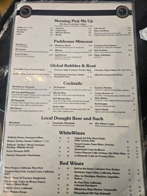 Menu photo 1 Parkhouse Eatery San Diego, CA Menu photo 1 Parkhouse Eatery San Diego, CA
