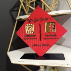 Allure Esthetics - Instagram and Facebook page information