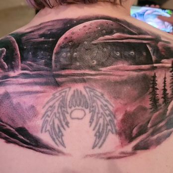Capital G’s Tattoo - The AMAZING rework of the text tattoo while protecting my first tattoo (will never get that one redone unless it's to add color) - Tattoo Near Me - Medford, Oregon Capital G’s Tattoo - The AMAZING rework of the text tattoo while protecting my first tattoo (will never get that one redone unless it's to add color) - Tattoo Near Me - Medford, Oregon