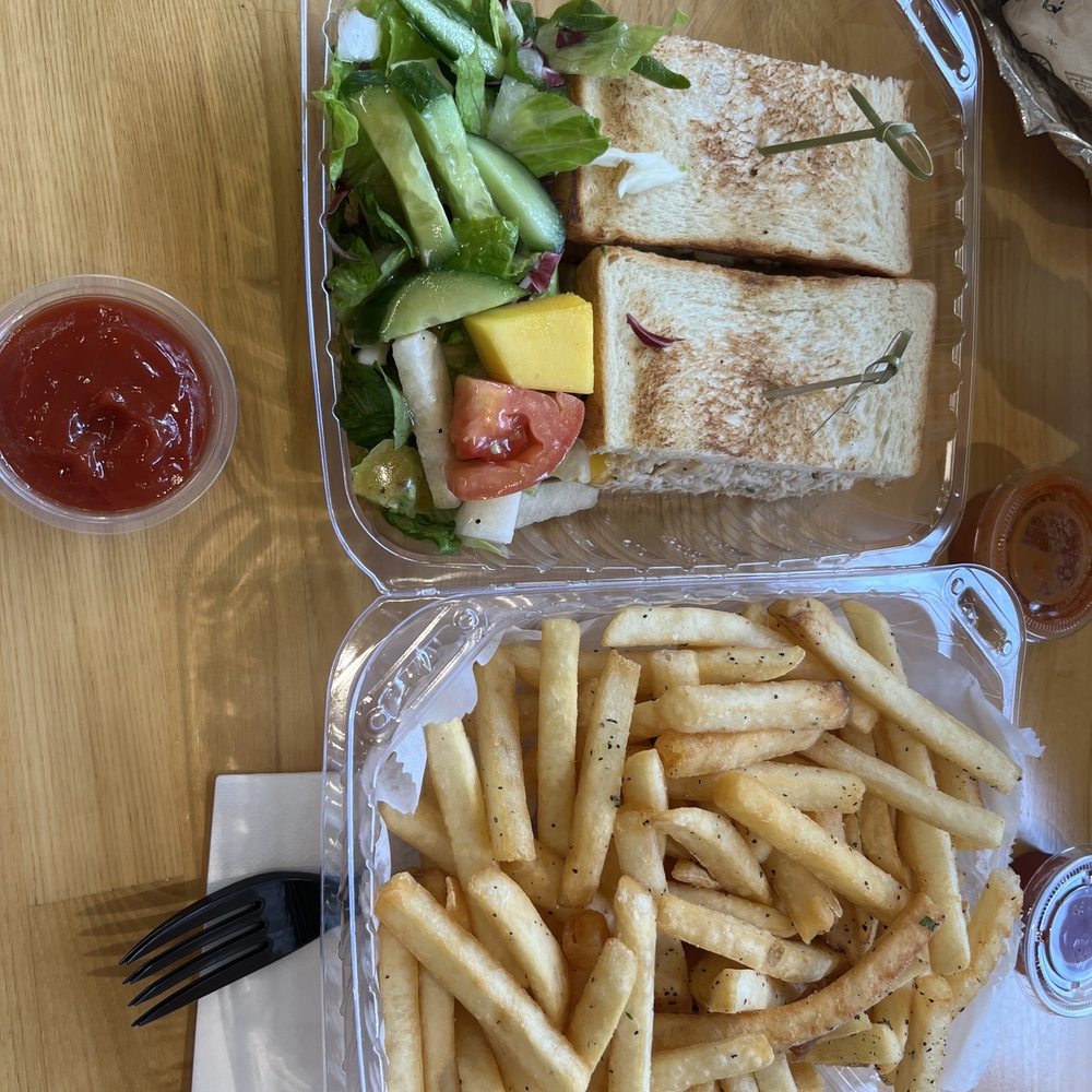 Tuna melt + fries