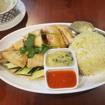 Malay Satay Hut - hainanese chicken rice plate - Malaysian Near Me - Bellevue, Washington Malay Satay Hut - hainanese chicken rice plate - Malaysian Near Me - Bellevue, Washington