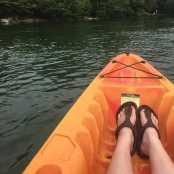Rowing Dock - Lady Bird Lake in a double kayak. - Boating Near Me - Austin, Texas