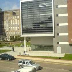 Aston University - View of the main building from the library