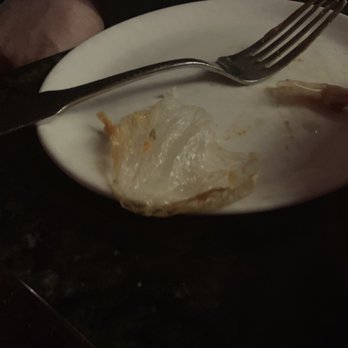 Alessa - Chefs special of the day! Surprise gift from back of the house! Giant piece of plastic found mixed into my food. - Italian Near Me - Laguna Beach, California