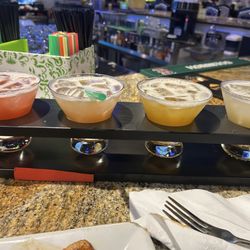 Los Cabos - Margarita flight Strawberry Mango Banana Traditional