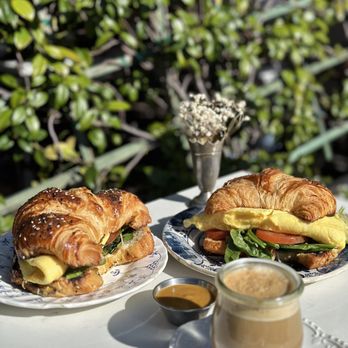 Clayton's Bakery & Bistro - Eggs Egg, Spinach, Tomato, Parmesan on Everything Croissant - Bakeries Near Me - Coronado, California Clayton's Bakery & Bistro - Eggs Egg, Spinach, Tomato, Parmesan on Everything Croissant - Bakeries Near Me - Coronado, California