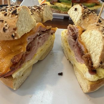 Gere-a-Deli - Breakfast sandwich on everything bagel - Delis Near Me - Anacortes, Washington