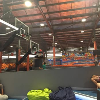 Sky Zone Indoor Trampoline Park - Basket ball - Trampoline Parks Near Me - Macgregor, QLD Sky Zone Indoor Trampoline Park - Basket ball - Trampoline Parks Near Me - Macgregor, QLD