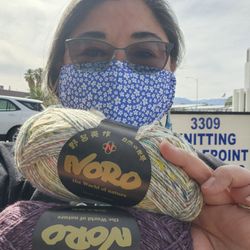 Golden Needle Arts - Noro yarn to start an easy brioche project.