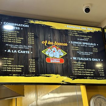 Los Hermanos Pollos A Las Brazas - the menu - Mexican Near Me - Modesto, California