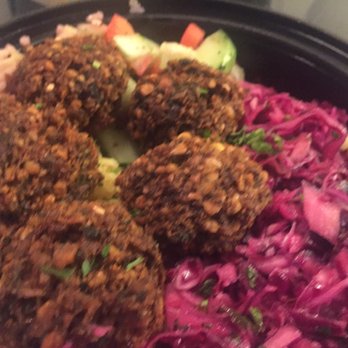 Kulushkat - falafel platter is a great spread of veggie goodness! - Middle Eastern Near Me - Brooklyn, New York