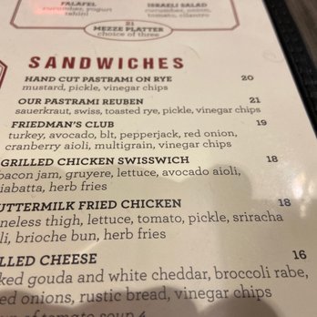 Friedman's - Options - Breakfast & Brunch Near Me - New York, New York Friedman's - Options - Breakfast & Brunch Near Me - New York, New York